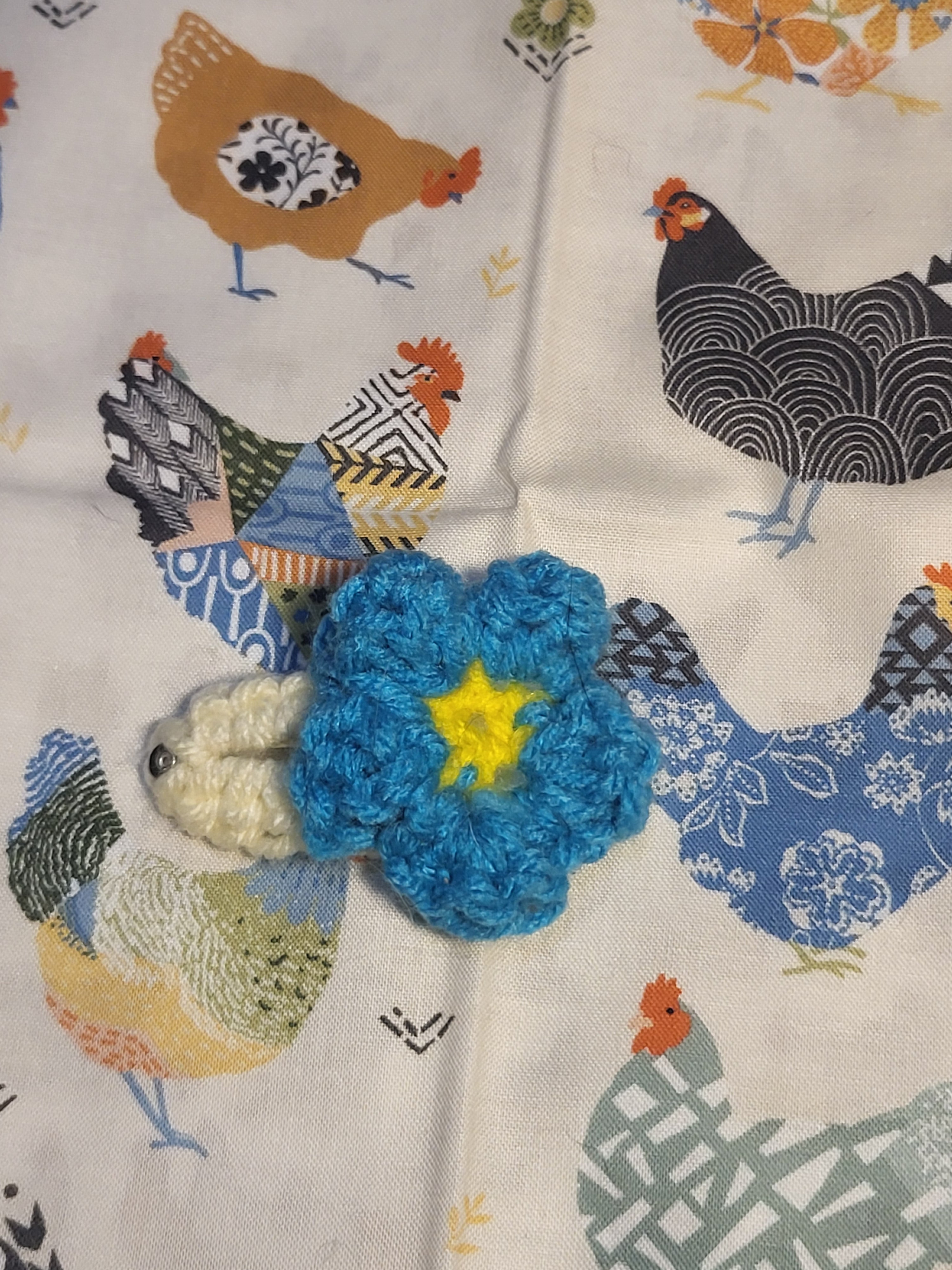 Flower hair clip