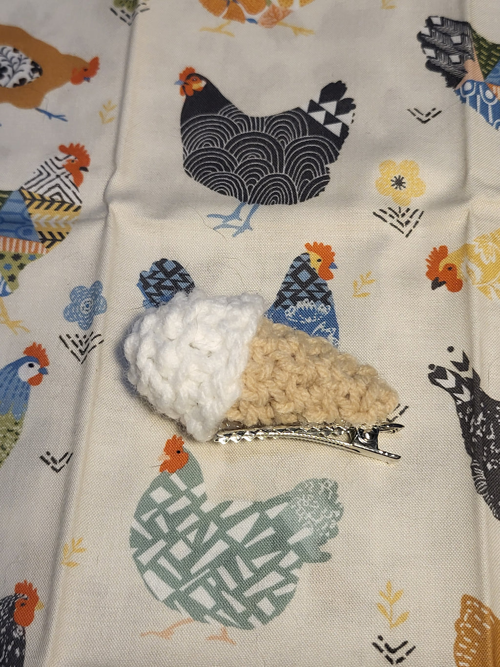 Ice cream hair clip
