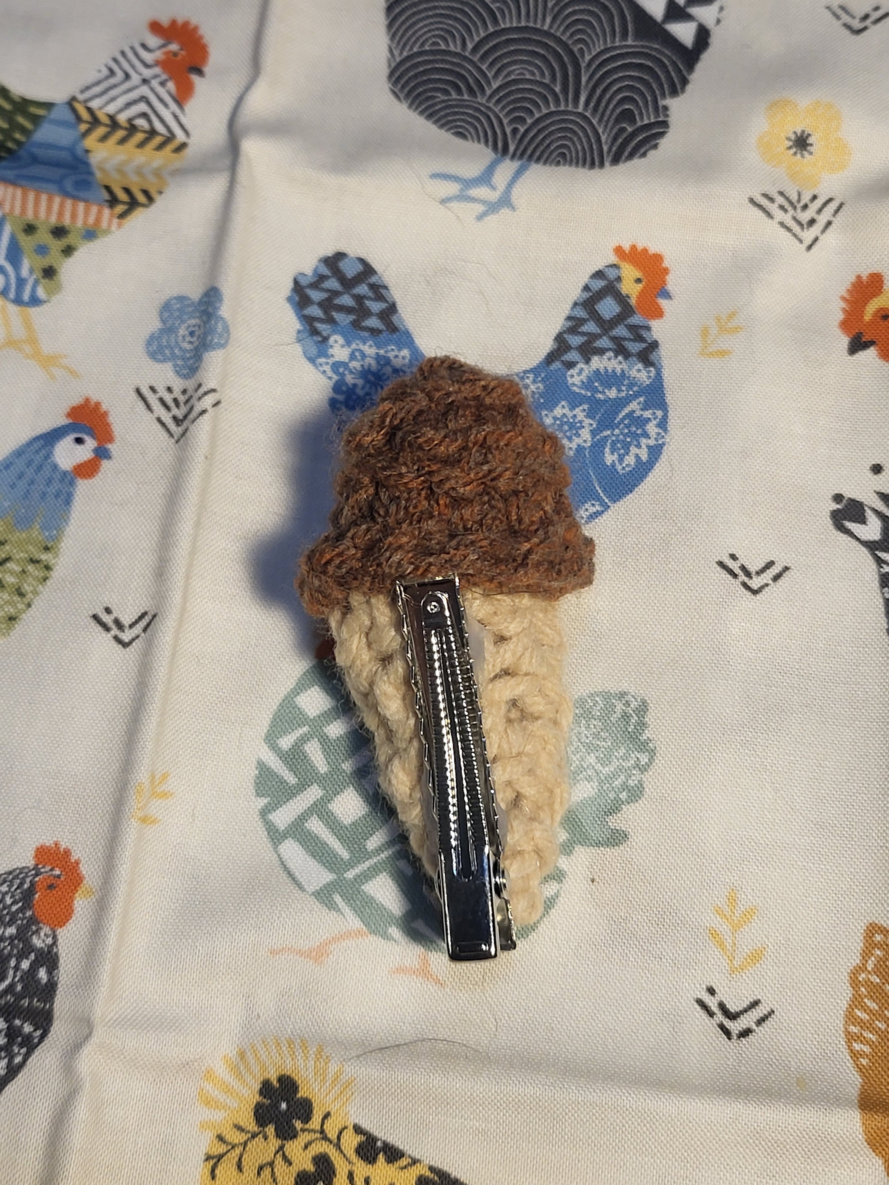 Ice cream hair clip
